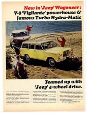 1965 Jeep Wagoneer Ad: Vigilante V-8 Engine & Turbo Hydra-Matic Transmission picture