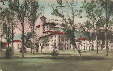 LP22  Colorado Springs Broadmoor Hotel Vintage View Building Postcard picture