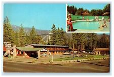 Beverly Lodge Swimming Pool Lake Tahoe California CA Vintage Postcard picture