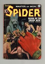 Spider Pulp Dec 1936 Vol. 10 #3 VG picture