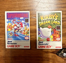 1993 Amurol Nintendo Game Boy Tips Card Super Mario Land & Kirby's Dream Land picture