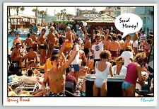 Florida FL - Spring Break at Florida Beach - Vintage Postcard 4x6 - Posted picture