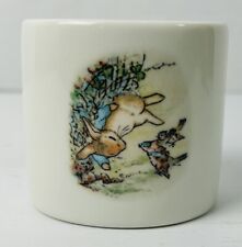 Wedgwood Peter Rabbit Oval Porcelain Bank 1991 Beatrix Potter Baby Gift picture
