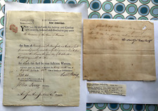 1803 Caleb Strong Governor of Massachusetts SIGNED LETTER wolf killing Warren MA picture