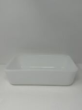Westinghouse Milk Glass 10 In X 6 In  Baking Dish/Refrigerator Dish ~ Vintage picture