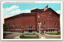 Flint Michigan~Industrial Mutual Association Building-Auditorium~1936 Postcard picture