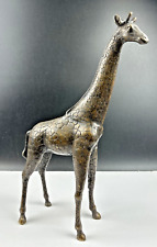 Vintage Large Metal Giraffe Statue Figure Sculpture 17