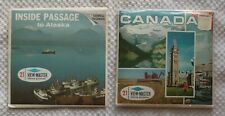 2)Viewmaster Reel Packets, A 020/A 090, Inside Passage To Alaska/Canada picture