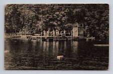Postcard Cornwall CT Connecticut Camp Mohawk Aquatic Instruction Swimming picture