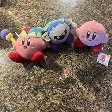 Nintendo Kirbys & Meta Knight With Sword Plush Doll Stuffed Toy Lot, 5 Inch picture