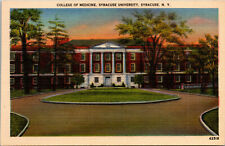 Vtg 1930s Syracuse University College of Medicine Syracuse New York NY Postcard picture