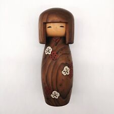 24cm Japanese Creative KOKESHI Doll Vintage by USABURO Signed Interior KOB680 picture