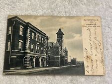 Old Postcard Fayetteville, Arkansas Court House, Jail and Opera House picture