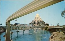 Early Disneyland Postcard MONORAIL Submarine Lagoon E3 NT 0425 AO Series 1956-66 picture