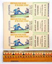 1930's Means And Sanders Matchbook Cover Billiards-Pool Hall Brookings, S.D. #16 picture