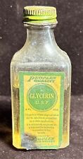 Vintage Antique Medicine Bottle Of Peoples Drug Store Glycerin USP Lubricant picture