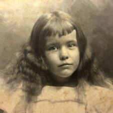 Marion,KY Antique Photo Cabinet Card Beautiful Victorian Girl Anna Chaynce 1890s picture
