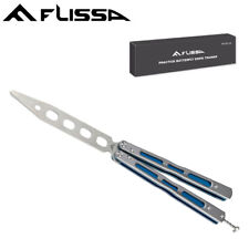 FLISSA Butterfly Balisong Trainer Alu Handle No Offensive Blade Smooth Practice picture
