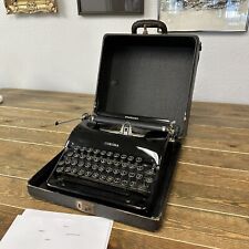 Early 1940s Vintage Smith Corona Floating Shift Black Portable Manual Typewriter picture