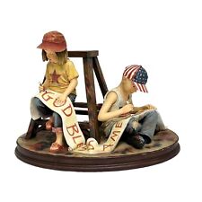 Mama Says.. God Bless America Patriotic Figurine 2004 Kathy Andrews Fincher picture