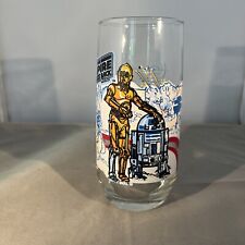 Vtg 1980 Coca Cola Burger King Star Wars C-3PO R2-D2 Drinking Glass Tumbler 6
