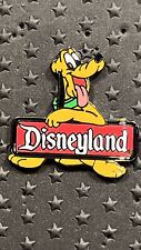 DL Disney Pin Pluto 2000 Disneyland Sign Logo Dog Vintage Pin 1785 picture