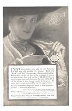 1909 Suskana Satin Silks Antique Print Ad Tag Glintola Quality picture
