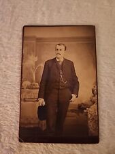 Antique Cabinet Card Handsome Man With Stylish Suit Tyrone,PA  picture
