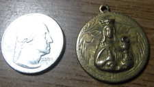 Vintage St Barbara Catholic Bronze Medal picture