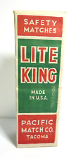 Light King Matches 10 Pack Pacific Match Co Tacoma Very Rare picture
