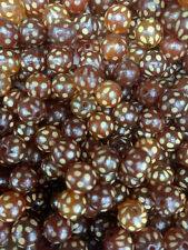 50 Pcs Tibetan Natural Old Agate Dzi 10mm Round Beads 1 picture