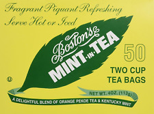 Boston's Mint-In-Tea Two Cup Tea Bags - 50 CT picture