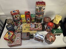 SET of 31 pcs Vintage 2000 Hershey's Vehicle Series Canister Collectors  etc Tin picture