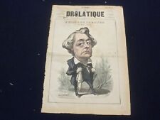 1867 MAY 25 LE DROLATIQUE NEWSPAPER - FREDERICK LEMAITRE - FRENCH - FR 2834 picture