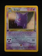 1st Edition Gengar 5/62 Fossil Set - Holo Rare 1999 WOTC Pokemon Card -Near Mint picture