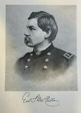 1886 Vintage Magazine Illustration General George McClellan picture