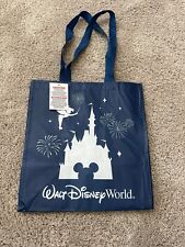 Walt Disney World/ Disneyland Park Shopping Reusable Tote Bag Blue Medium NEW picture