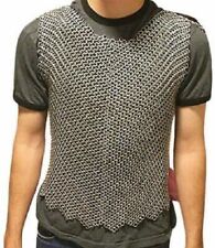 Butted Chainmail Armor 9mm Ring Mild Steel Sleeveless Chain mail Armour Shirt  picture