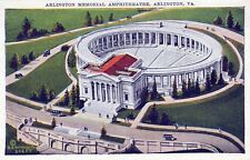 Arlington Memorial Amphitheatre Arlington Virginia Vintage WhiteBorder Post Card picture