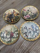 Set Of 4 Lenox Bird Plates -“ Natures Cottage” plate collection” Numbered Series picture