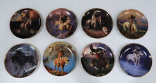 Franklin Mint Western Heritage Museum Plate set of 8 by Herman Adams Limited Ed. picture