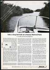 1965 Boston Whaler boat photo Save The Everglades theme vintage print ad picture