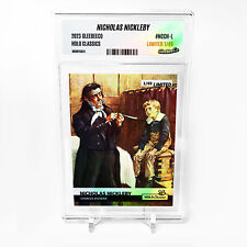 NICHOLAS NICKLEBY Art Card 2023 GleeBeeCo Holo Classics #NCCH-L /49 Made picture