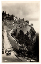 RPPC Hohe Wand Austria Antique Car Mountain Road  Postcard Posted 1935 picture