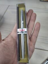 Vtg New Pentel Rolling Writer R3 Brushed Chrome Ballpoint Pen Made in Japan picture