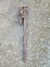 Vintage Steam Fitter Pipe Wrench Railroad Steel Massive 36
