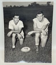 Vtg 1950s Photo Handsome Football Players Posed with Football Truman AR High picture