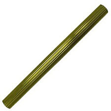 REEDED BRASS TUBE. Inside diameter is 18mm and the outside 20mm overall. 9