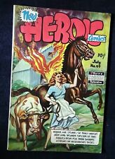 NEW HEROIC COMICS #49 ('44) VG++ Nice Copy, Oddball Cover Art picture