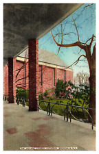 Bronxville New York NY The Village Church Linen Postcard picture